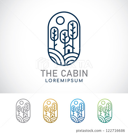 The Cabin Line Illustration The Cabin Line Illustration 122716686