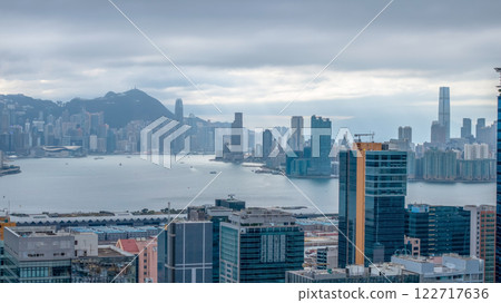 Jan 31 2025 View of Urban Skyline Across a Calm Harbor Jan 31 2025 View of Urban Skyline Across a Calm Harbor 122717636