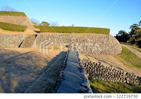 橫須賀城遺址 本丸遺址 鵝卵石石牆 橫須賀城遺址 本丸遺址 鵝卵石石牆 122719730