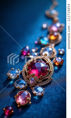 Gorgeous sparkling jewels 122719854