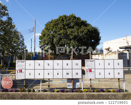 Election poster display area, Chiba Prefectural Governor and Urayasu Mayor elections 122719931