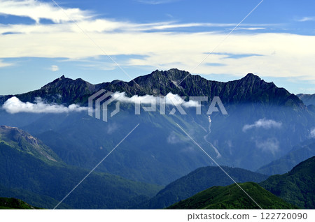 乘坐鞍魔王岳的早晨景色（拍攝地點：乘著鞍魔王岳） 122720090