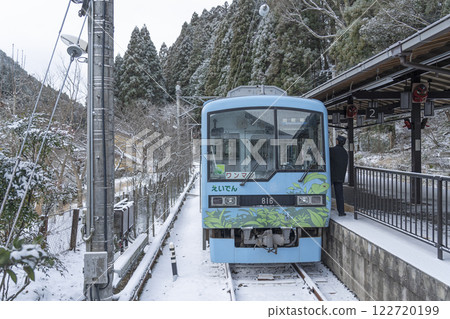 睿山電鐵:鞍馬車站被大雪覆蓋 睿山電鐵:鞍馬車站被大雪覆蓋 122720199