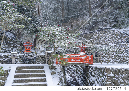 鞍馬寺、崇福園的冬季之路 鞍馬寺、崇福園的冬季之路 122720244