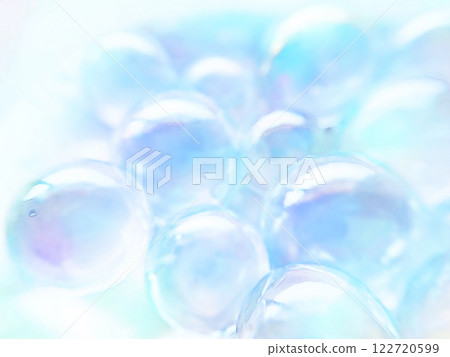 Dream-colored marbles close-up illustration background 122720599