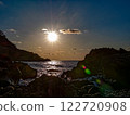 Sunset over the sea 122720908