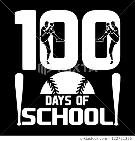 100 days of school Design. T-shirt design 100 days of school 100 days of school Design. T-shirt design 100 days of school 122721356