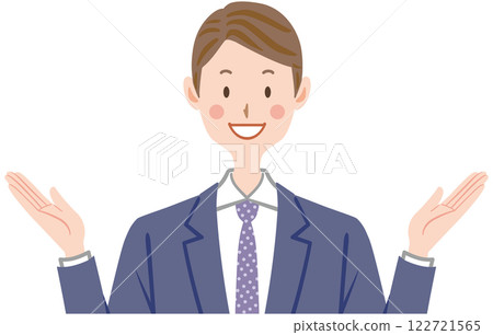 Comparison Businessman illustration Two hands Selection 122721565