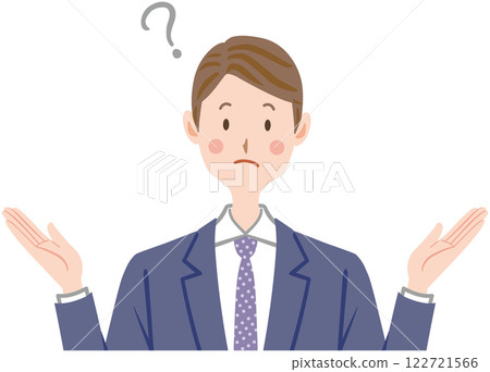 Selection Businessman illustration Question 122721566