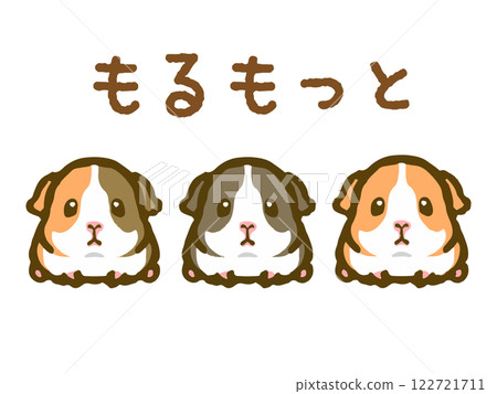 三隻可愛的豚鼠插畫材料2 三隻可愛的豚鼠插畫材料2 122721711
