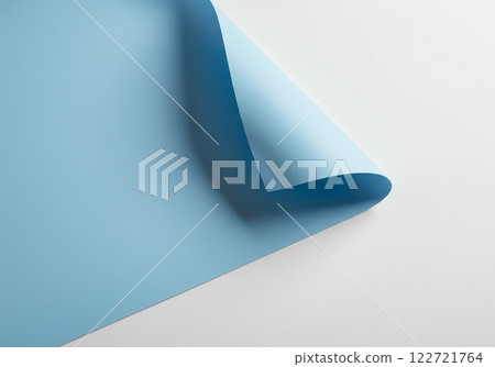 Background image of light blue fine paper turned up 122721764