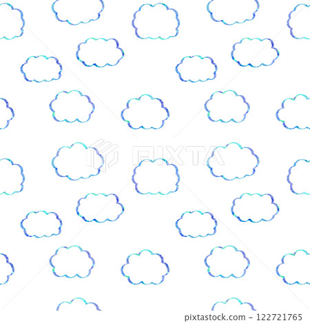 Clouds seamless pattern 122721765