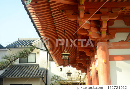 Behind the Shionmon Gate of Saikoji Temple in Tonosho-cho, Shodoshima Behind the Shionmon Gate of Saikoji Temple in Tonosho-cho, Shodoshima 122721912