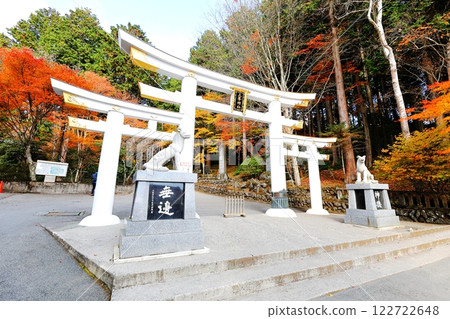 三峰神社、三座鳥居 三峰神社、三座鳥居 122722648
