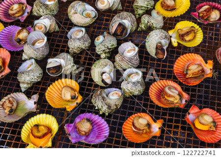 Grilled mussels Grilled mussels 122722741