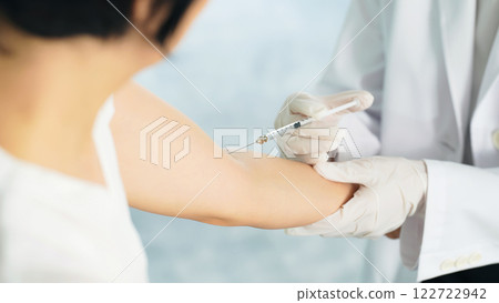 接受注射的女人 122722942