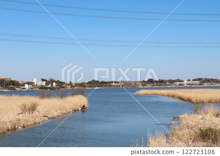 The mouth of the Otsu River and Lake Teganuma (Kashiwa City, Chiba Prefecture) The mouth of the Otsu River and Lake Teganuma (Kashiwa City, Chiba Prefecture) 122723108