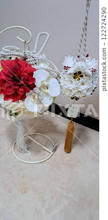 Ball bouquet (crane and flowers) Ball bouquet (crane and flowers) 122724290