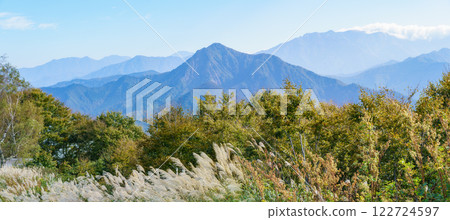 從湯澤高原(新潟縣)看到的風景 從湯澤高原(新潟縣)看到的風景 122724597