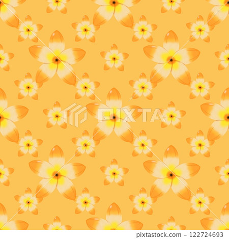 seamless pattern with yellow daisy flowers seamless pattern with yellow daisy flowers 122724693