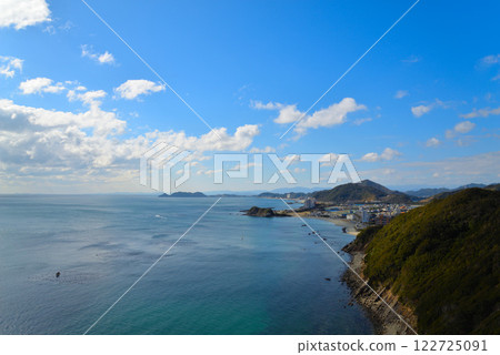 View of the Naruto Strait and Naruto City View of the Naruto Strait and Naruto City 122725091