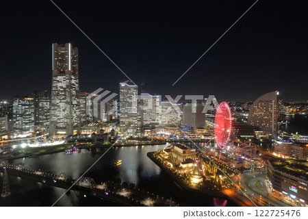 橫濱港未來夜景(APA飯店拍攝) 橫濱港未來夜景(APA飯店拍攝) 122725476
