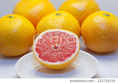 新鮮葡萄柚（紅寶石） 122726314