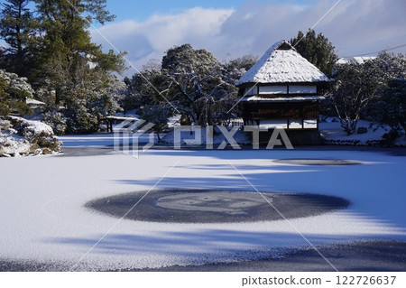 岡山縣津山市的一個初級日式庭園“明天天堂”:雪景 岡山縣津山市的一個初級日式庭園“明天天堂”:雪景 122726637