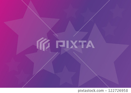 Pink and purple abstract background decorated with five-pointed stars. Vector illustration. Pink and purple abstract background decorated with five-pointed stars. Vector illustration. 122726958