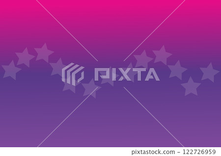 Pink and purple abstract background decorated with five-pointed stars. Vector illustration. Pink and purple abstract background decorated with five-pointed stars. Vector illustration. 122726959