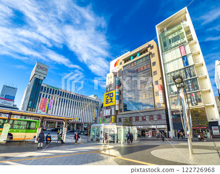 東京錦系町站南口前的風景 122726968