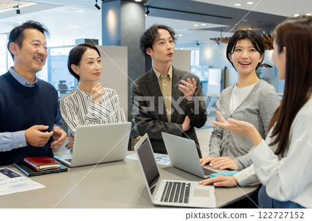People working in the designer office People working in the designer office 122727152