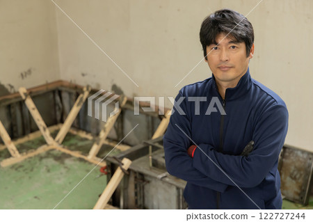 Concrete foundation foundation 122727244