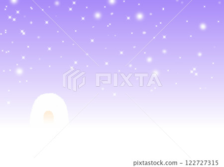 Snow igloos and snow (lots of sparkles) 122727315