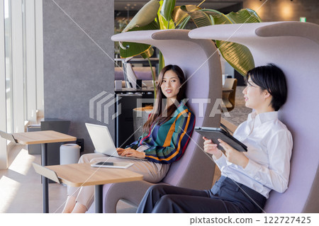 People working in the designer office People working in the designer office 122727425