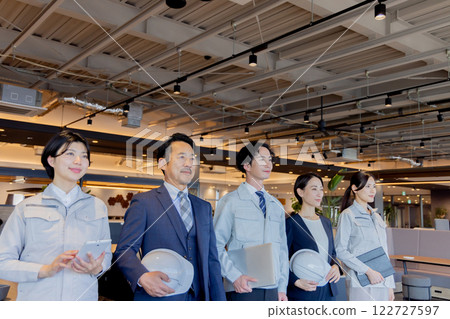 People working in the designer office 122727597