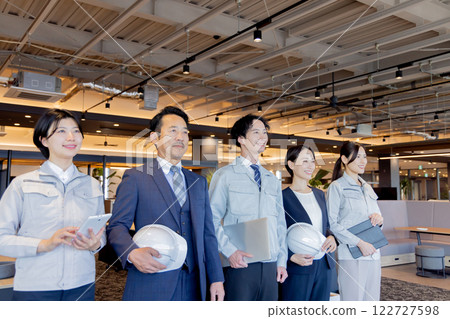 People working in the designer office 122727598