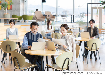 People working in the designer office People working in the designer office 122727632