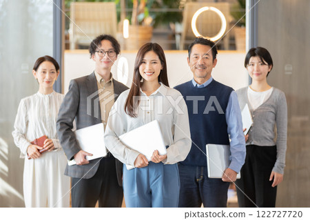 People working in the designer office 122727720