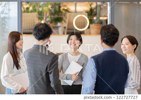 People working in the designer office 122727727