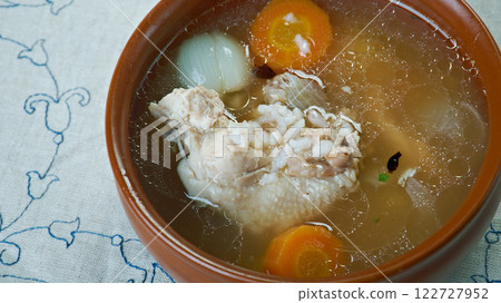 Turkish chicken soup 122727952