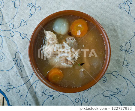 Turkish chicken soup Turkish chicken soup 122727953