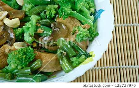chicken almond ding chicken almond ding 122727970