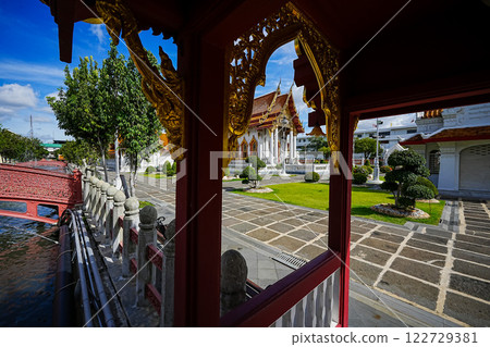 Marble Temple (Wat Benchamabophit) Wat Benchamabophit is one of the most popular places in Bangkok, Thailand, which is visited by tourists. Marble Temple (Wat Benchamabophit) Wat Benchamabophit is one of the most popular places in Bangkok, Thailand, which is visited by tourists. 122729381