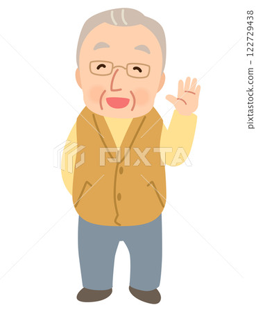 老人面部姿勢老年老人已故老人 122729438