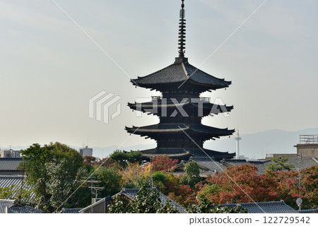法觀寺、八坂塔的秋天(京都市東山區) 法觀寺、八坂塔的秋天(京都市東山區) 122729542