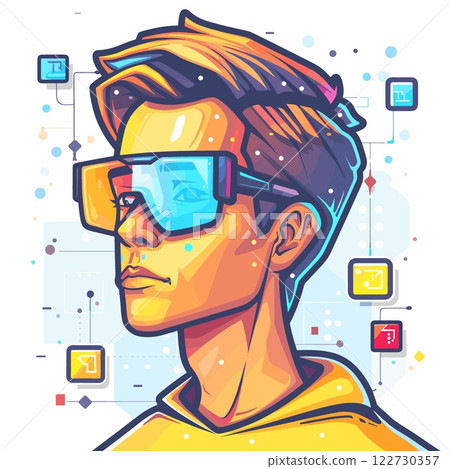 The image is a representation of the idea of technology The image is a representation of the idea of technology 122730357