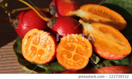 Harvested ripe tamarillos Harvested ripe tamarillos 122730532