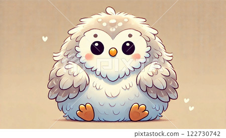Cute owl illustration 122730742