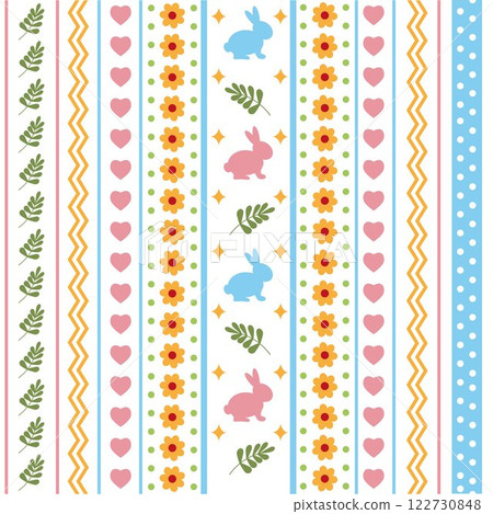 Draw a seamless pattern with cute Easter bunnies Wallpaper printable paper Draw a seamless pattern with cute Easter bunnies Wallpaper printable paper 122730848